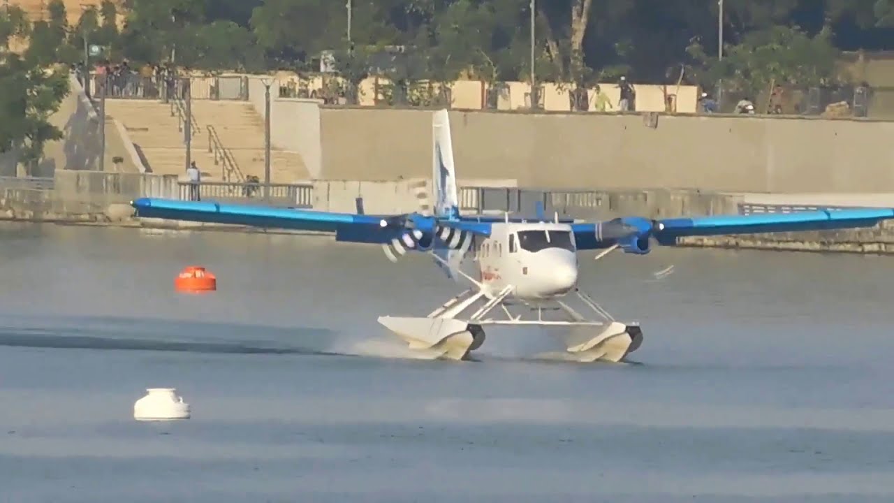 India's First Sea-plane Approach and Landing at Ahmedabad Water Aerodrome