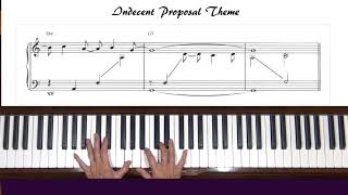 Indecent Proposal by John Barry Piano Tutorial