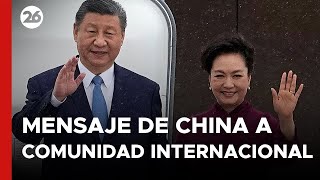 El último mensaje de China a la Comunidad Internacional por los conflictos bélicos