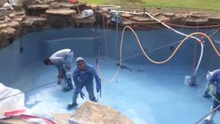 MMG Blue Surf Pebble Sheen Application 07 11 16