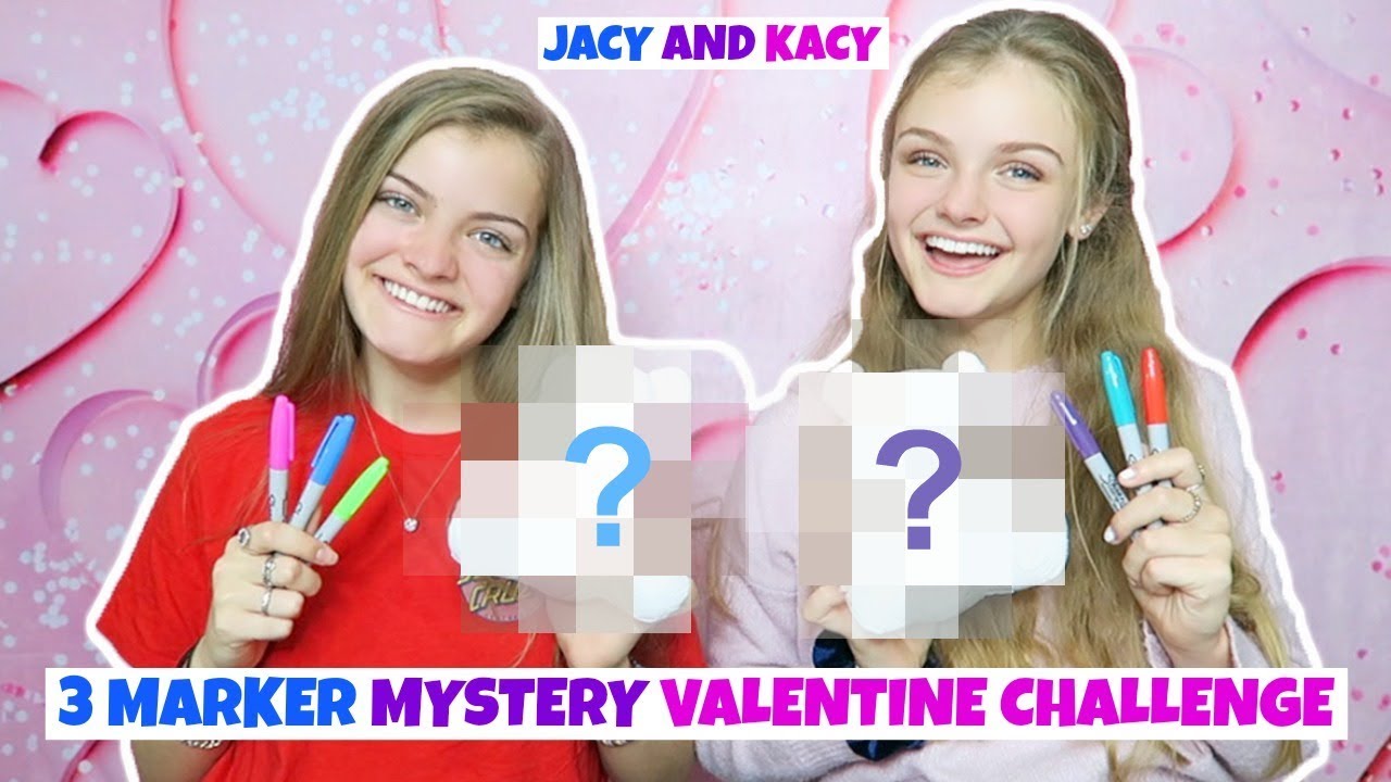 Jacy and kacy 3 marker challenge