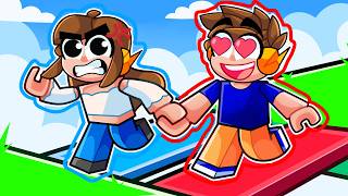 JOGUEI ROBLOX de MÃOS DADAS com MEU CRUSH!