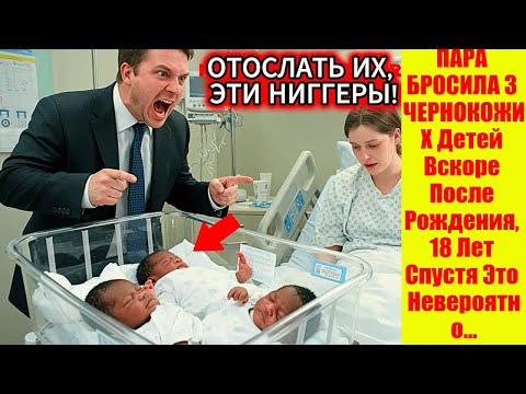ПАРА БРОСИЛА 3 ЧЕРНОКОЖИХ Детей Вскоре После Рождения, 18 Лет Спустя Это Невероятно...