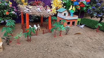 Diy House,DIY Mini Tractor Building Science project,Water pump,Borewell,Animal House