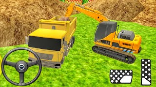 Real City Construction Simulator 3D - City Road Builder Excavator Trucks - Android Gameplay screenshot 3