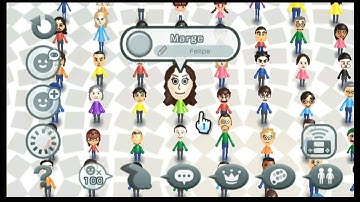 I put reversed Wii Channel music over a video where a guy shows his 100 miis