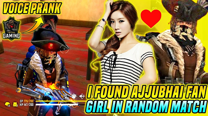 I Found Ajjubhai Biggest Fan Girl In Random Match || Total Gaming Voice Prank On Random Cute Girl