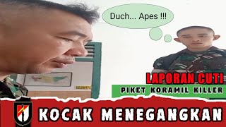 Moment Tni Pulang Kampung Laporan Ke Koramil