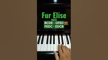 Thumbnail of Fur Elise - (Part 2) Easy Piano Tutorial