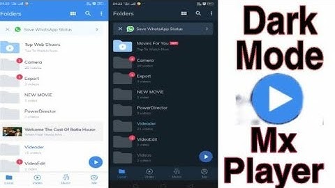 Mx Player Me Dark Mode Enable Kaise Kare | Mx Player Ko White Se Back Kaise Kare | New Trick | 2020
