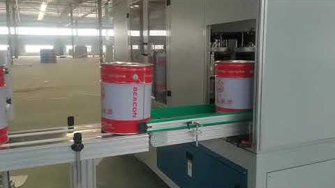 Fulin Leak Tester for Round Cans (paint can)  Model :FL XY20D Speed: 45CPM