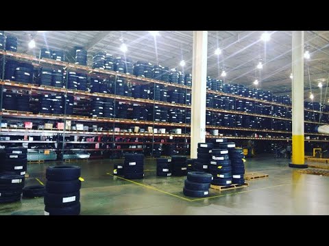 Picking my new wheels and tires from Tire Rack distribution center in New Castle Delaware.