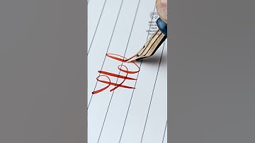 Mag 600 Flex Nib writing experience  #fountainpen #calligraphy #pen  #shorts #shortvideo #reels