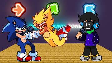 FNF Character Test | Gameplay VS Playground | Sonic Fleetway duet | Smug | FNF Mod