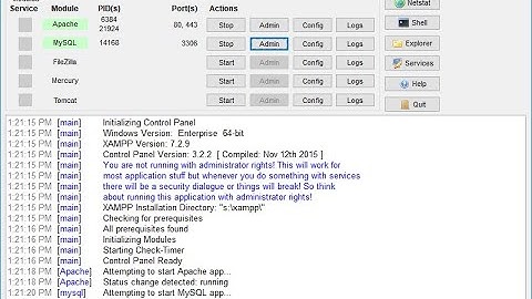 Régler Problème Port 443 Apache XAMPP Lié à VMWARE