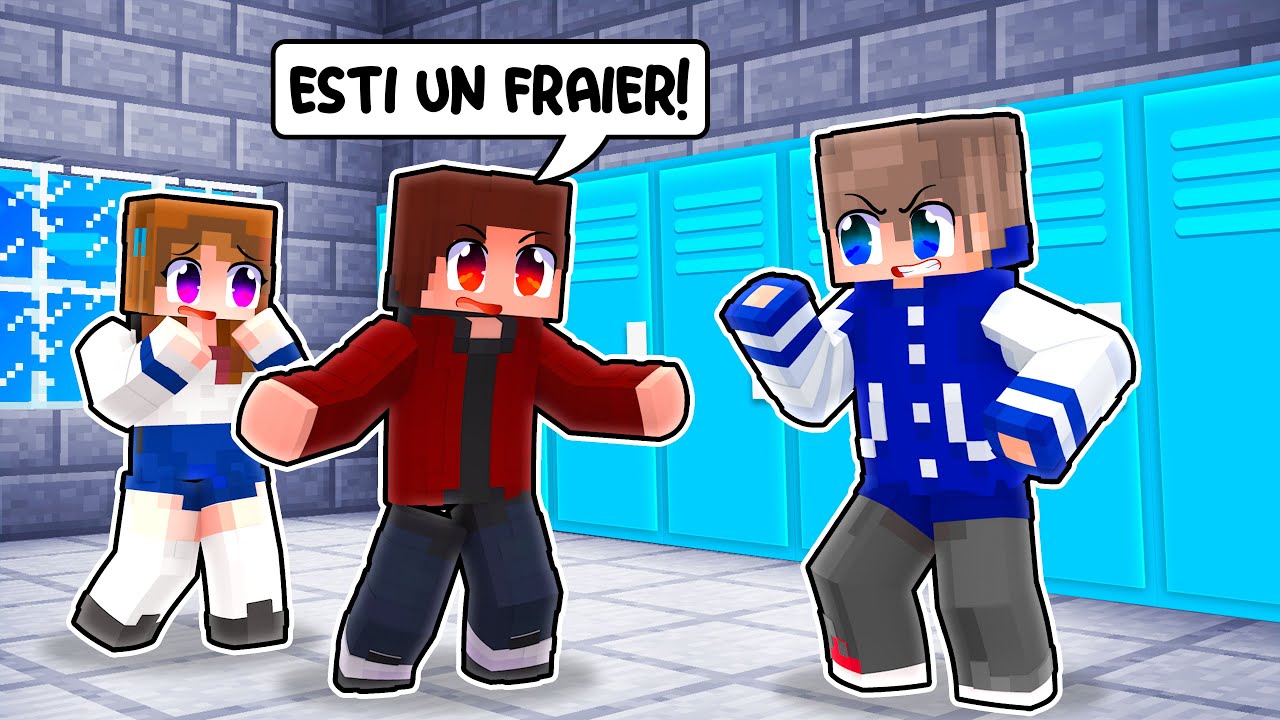 Minecraft Viața La Școală: M-AM CERTAT CU NOUL COLEG.. !