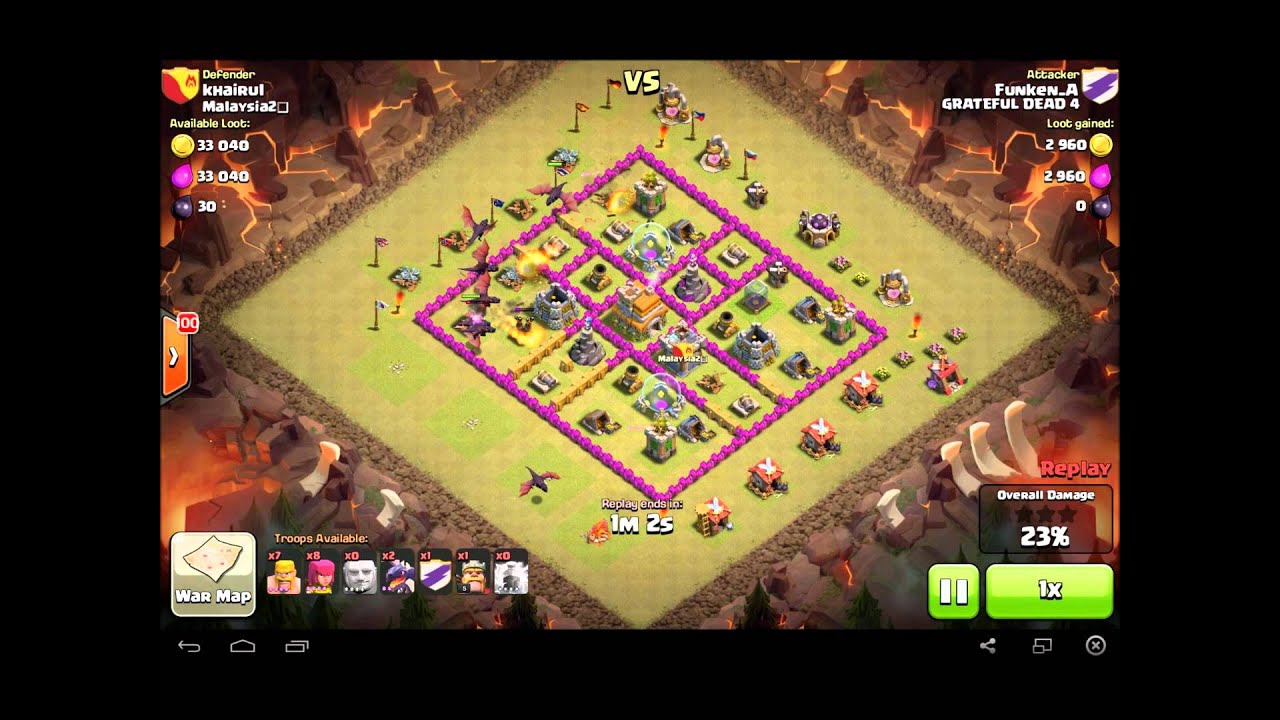 Lure/AD Lightning Spell Clash of Clans