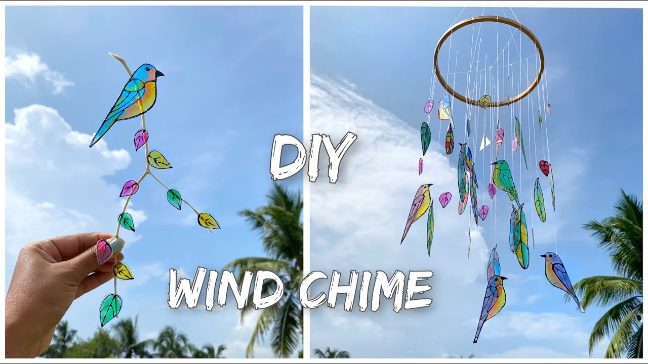 Wind Chime, out of old DVD/CDs…