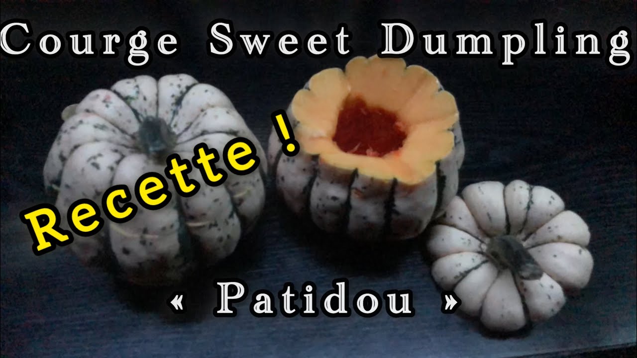 Recette du patidou : courge Sweet Dumpling #cuisine #cuisson #poêle #feudebois