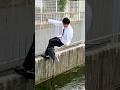 カラスを助ける高校生#すごい #感動 #カラス #shorts
