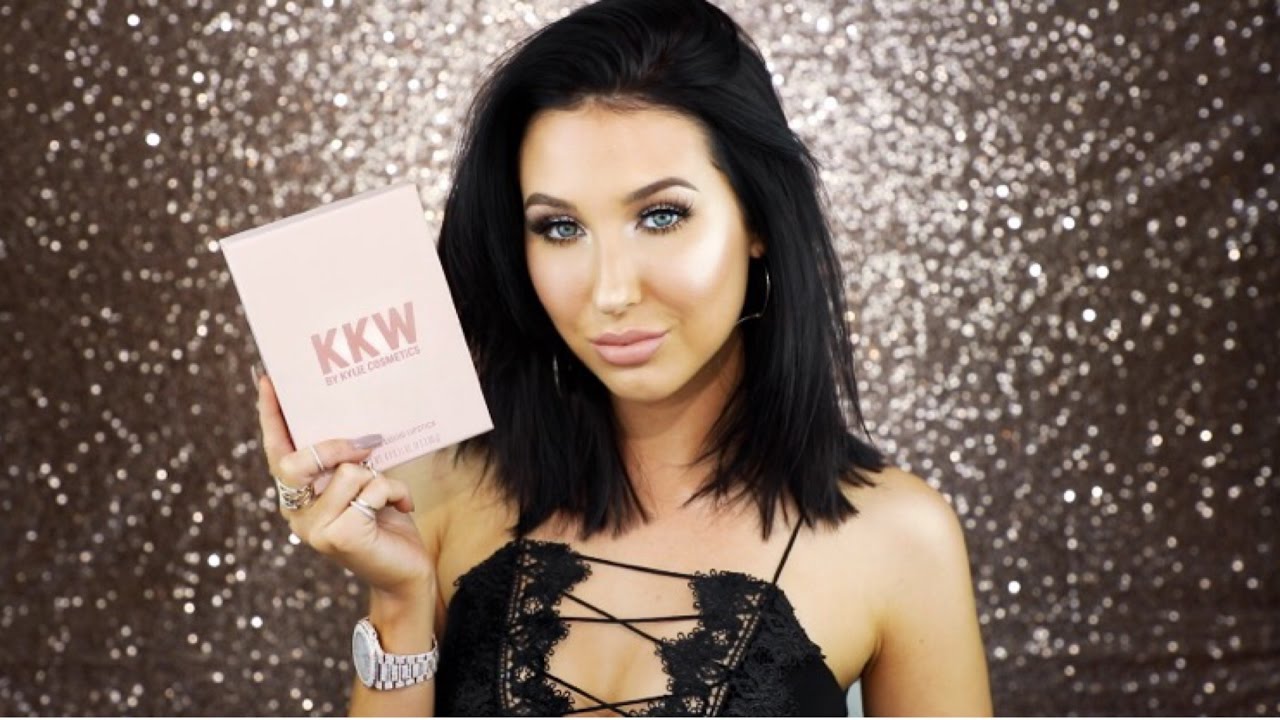 KKW KYLIE COSMETICS SWATCHES REVIEW Jaclyn Hill YouTube