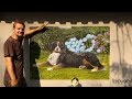 #4 Illusionsmalerei / Wandmalerei / mural _ Berner Sennenhund Lucky 2015 / Einen Hund malen