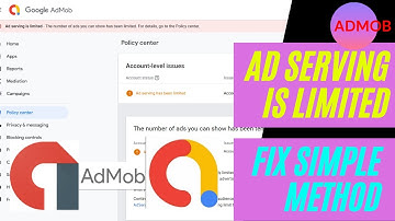 how to fix Ad serving is limited in AdMob  2021 only 5 minute simple method