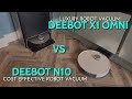Luxury Robot Vacuum vs Cost Effective Omni X1 or Deebot N10