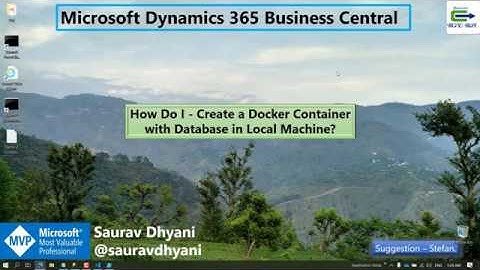 How Do I - Create a Docker Container Using Local SQL Server.