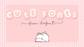 15 Cute Fonts | dafont. com (with download link)