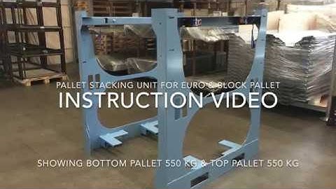 FlexMax Instruction Video   Pallet Stacking System long version