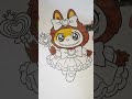 Miss Labubu #trending #art #relxing #drawing