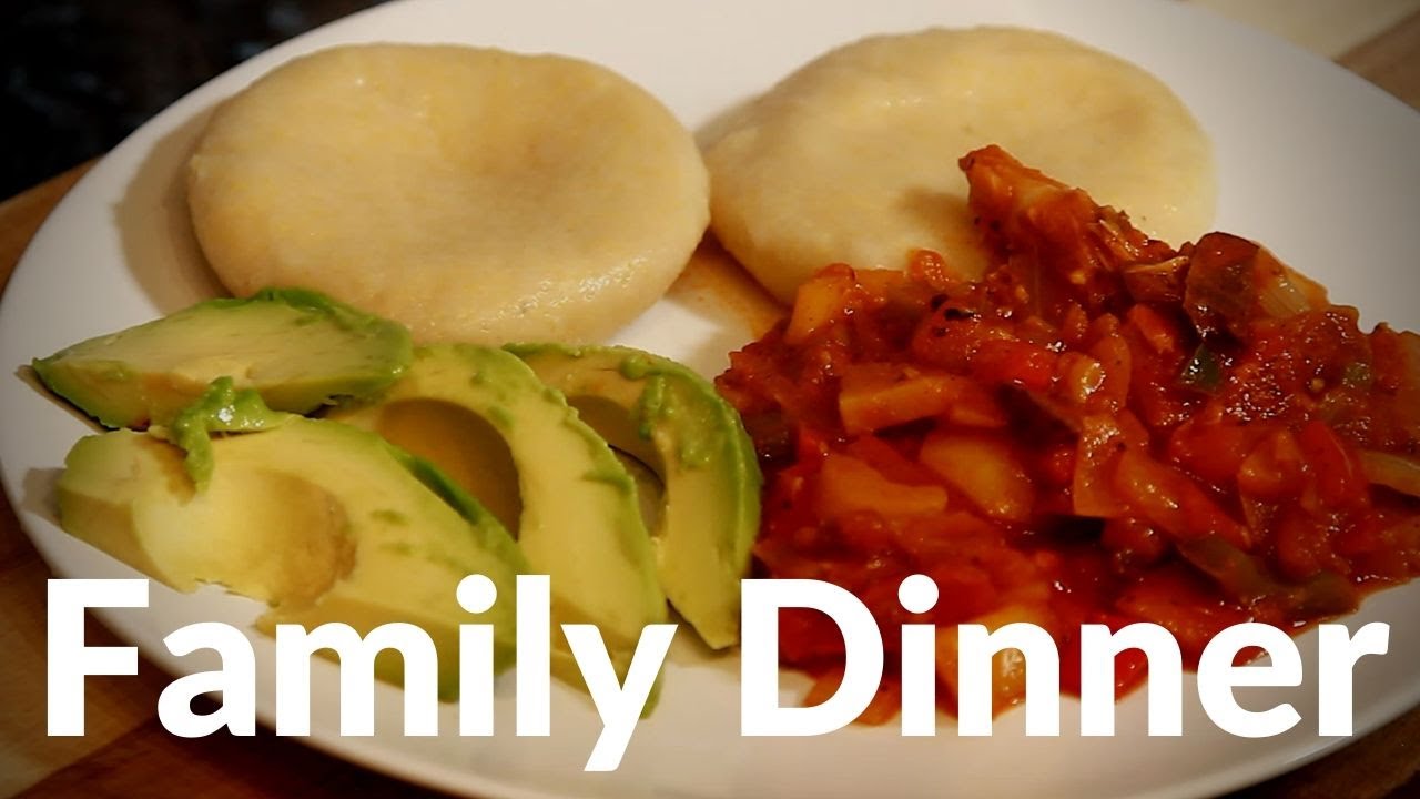 Family Dinner Jamaican Dumpling With Tin Mackerel and Avocado | Jamaican Style Cooking With #Family | Chef Ricardo Cooking