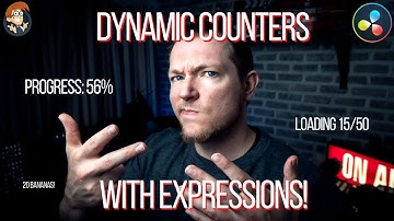 Automatic Dynamic Counters - An Introduction to Expressions in Davinci Resolve 16