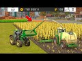 Chaff Harvesting Make Bio Gas In Fs18 Fs18 Multiplayer Gameplay Timelapse