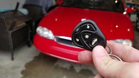 How to use your Avital 7143L (EZSDEI474S) 5 function/4 button key remote (full demo).