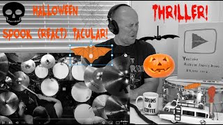 HALLOWEEN SPECIAL  Drum Teacher Reacts: Jonathan 'SUGARFOOT' Moffett Performs 'Thriller' ‍♂