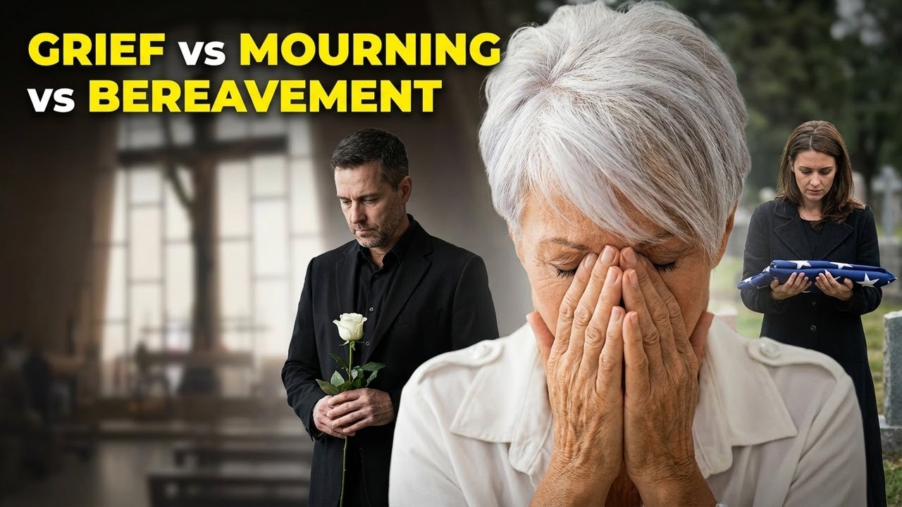 Grief, Mourning, and Bereavement | What's the Difference? - YouTube