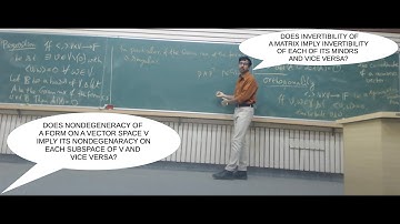 Lecture 27, Linear Algebra I, Autumn 2024 at IISER Kolkata