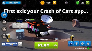 Unlimited Daily Car Glitch Tutorial! - Crash of Cars