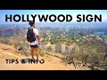 hiking quickest & easiest way to front & back of hollywood sign in los angeles, california