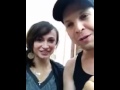 Rehearsals with Karina