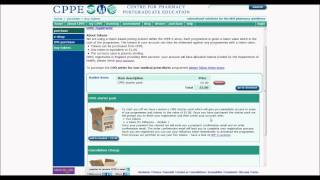 How to register and purchase items in the CPPE e shop non GPHC registrants