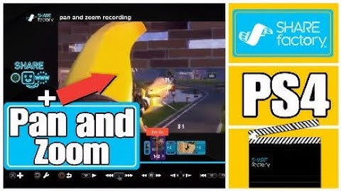 How to CROP, PAN, and ZOOM in Sharefactory PS4 (Free and Easy)