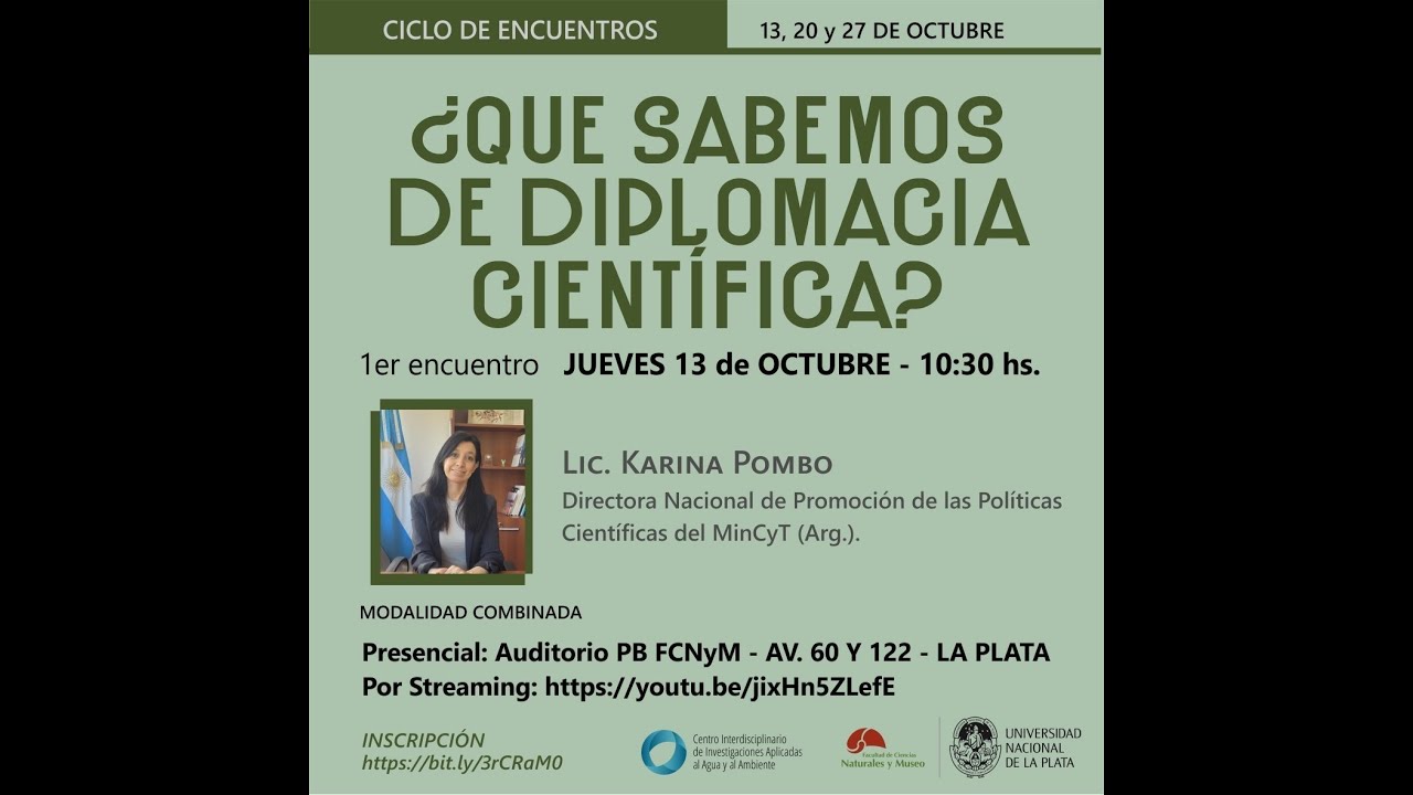 Diplomacia Cientifica - Primer Encuentro - YouTube