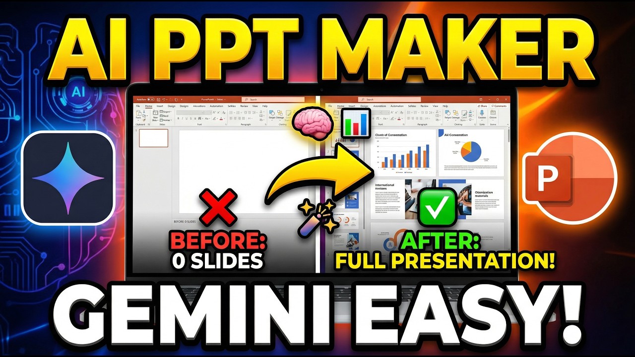 How to Create Powerpoint Presentation Using Gemini - YouTube