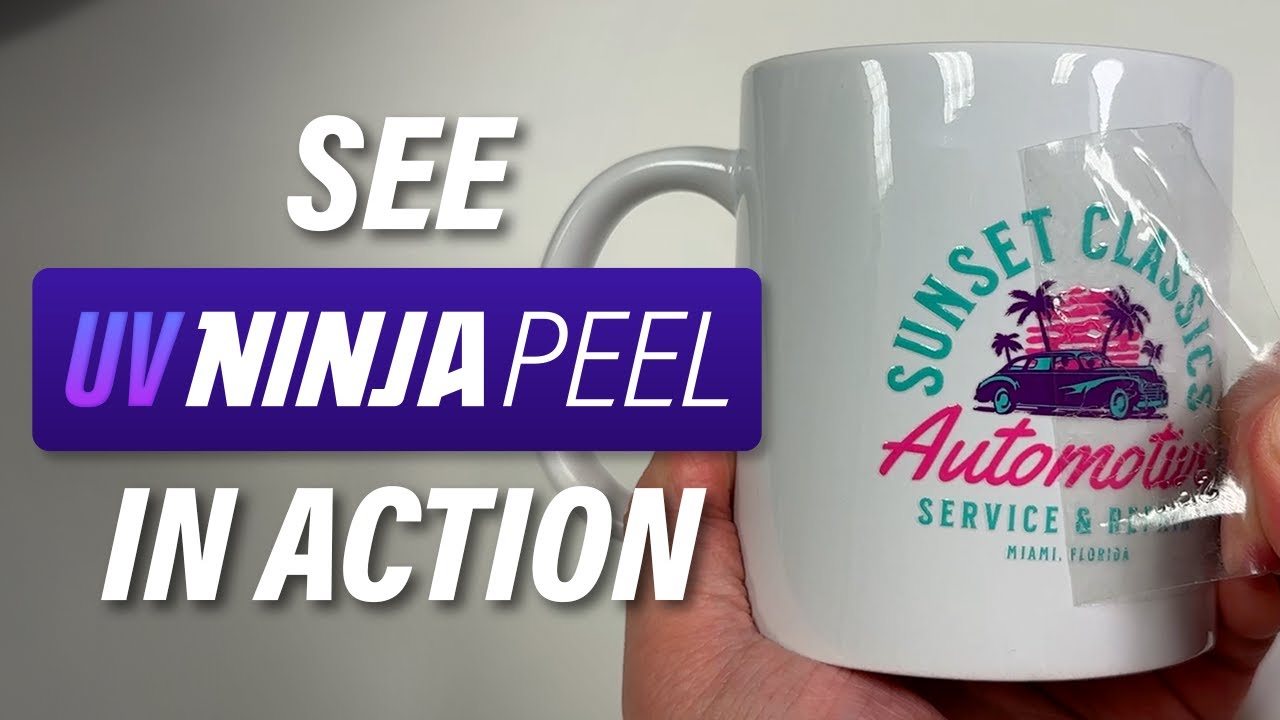 UV Easy Peel Application Instructions - YouTube