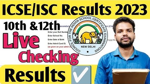 Live 🚨ICSE/ISC Results2023 Coming Soon.ICSE Results 2023.