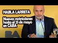 CONFERENCIA DE PRENSA: Horacio Rodríguez Larreta habla de las nuevas restricciones en CABA