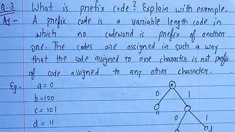 Prefix Code in information Theory and coding (Hindi)  | ITC | lec-9